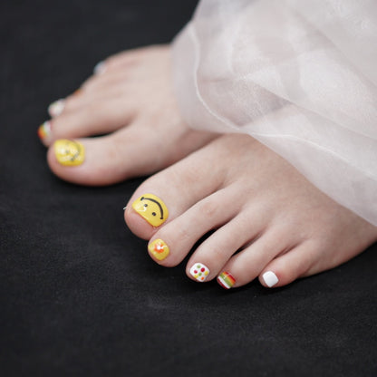 Toes Nails - Yellow - Cartoon